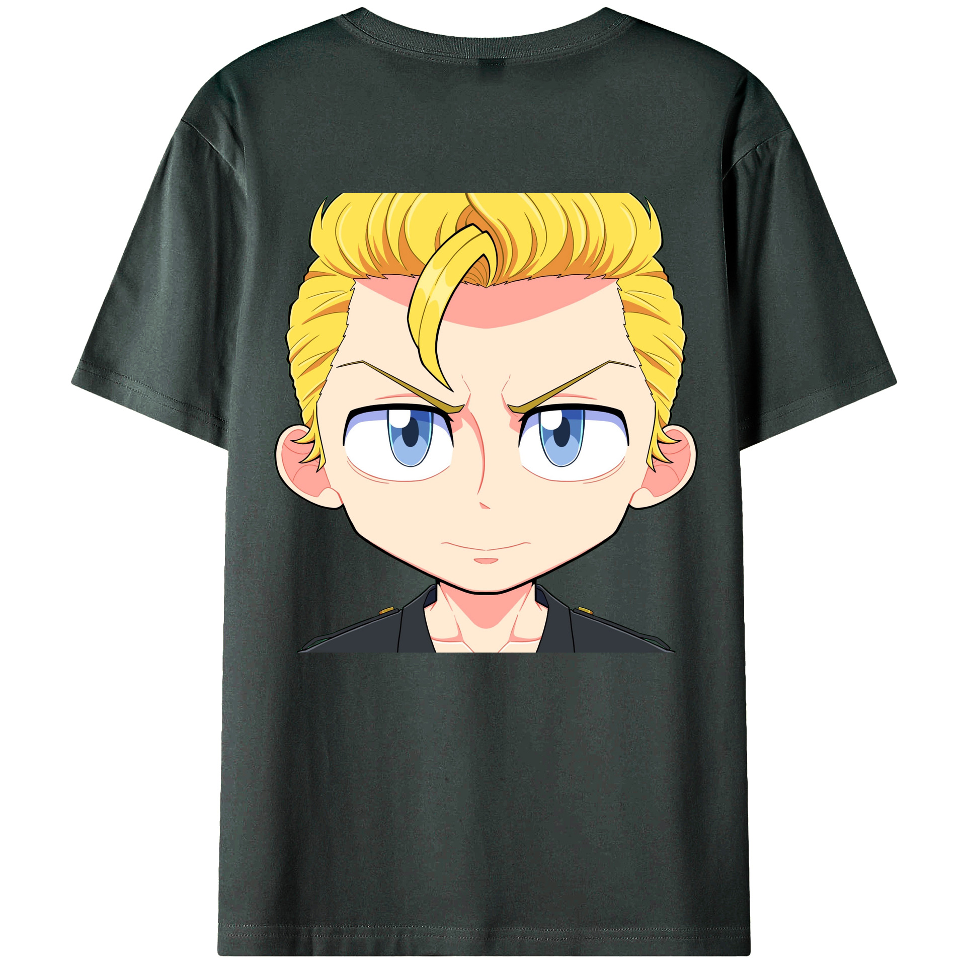 （画像用） 東京リベンジャーズ Tokyo Revengers 綿100％ メンズ半袖Tシャツ（バックプリント） 通気性
